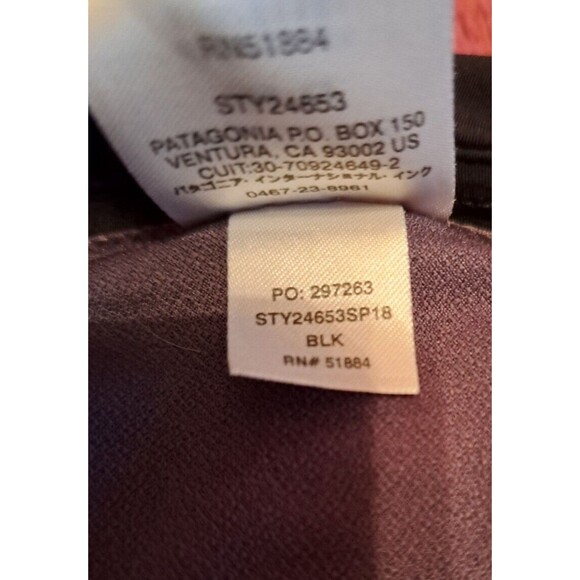 Patagonia Running Workout Shorts Black Drawstring 36" waist 3" inseam Women's L - Picture 14 of 14